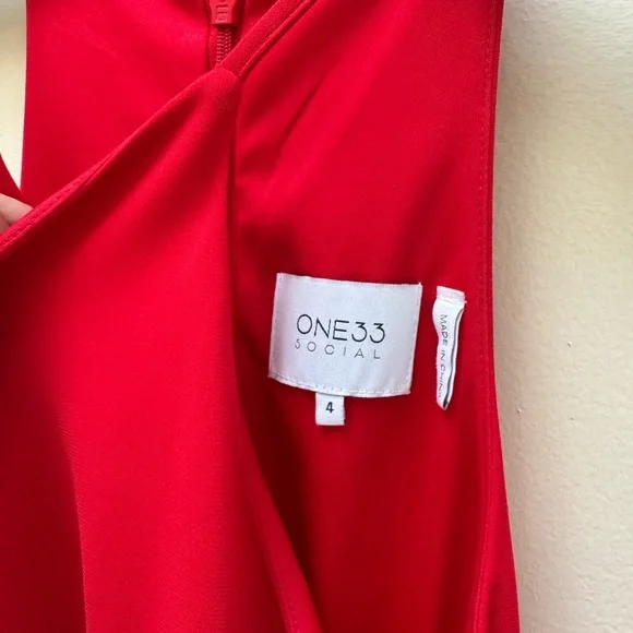 Red One 33 Social Cocktail Dress - Picture 6 of 8